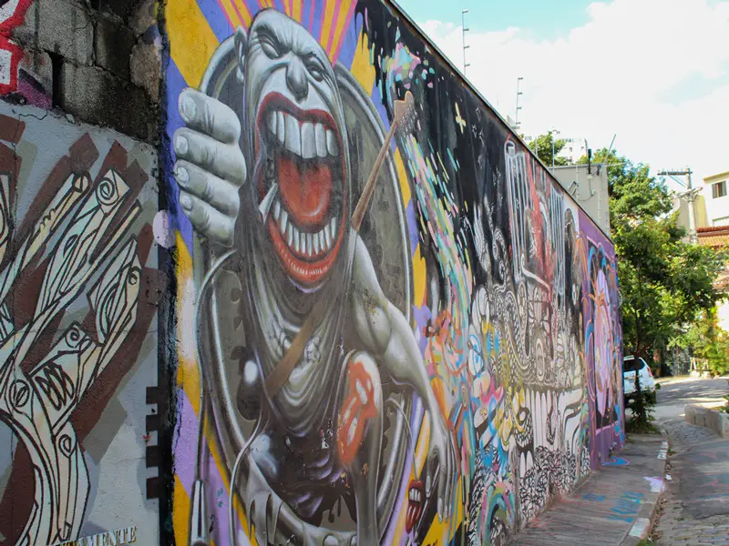 Beco do Batman na Vila Madalena